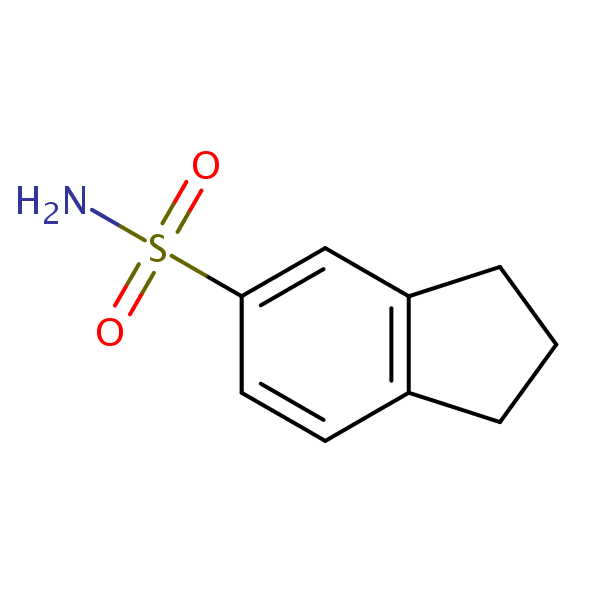 Indan-5-sulphonamide structural formula