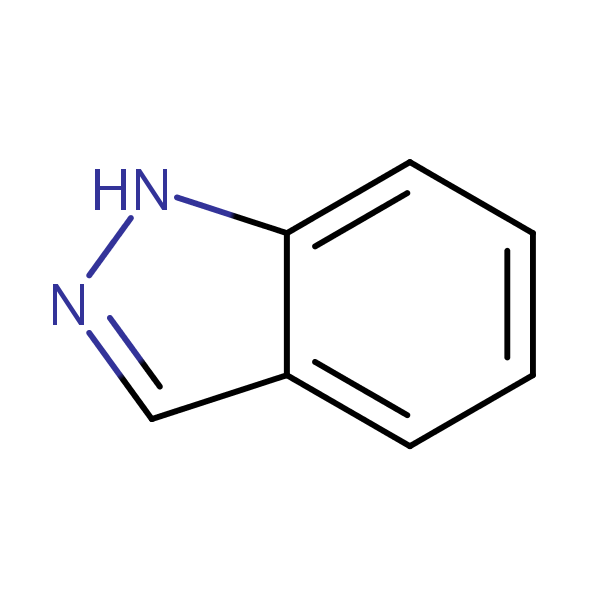 Indazole structural formula