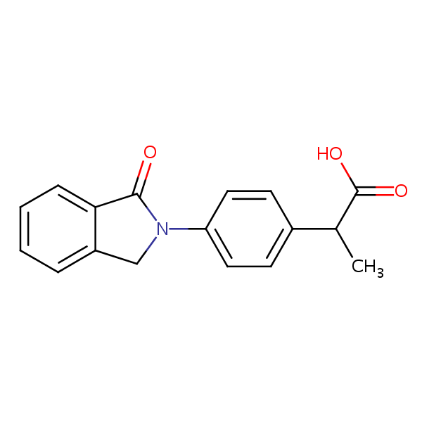 Indoprofen structural formula