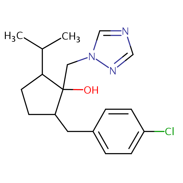 Ipconazole structural formula