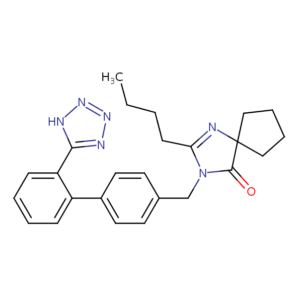 Irbesartan structural formula