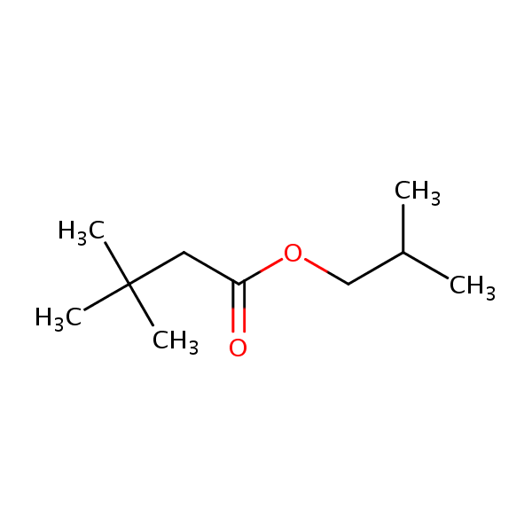 Isobutyl 3,3-dimethylbutyrate structural formula
