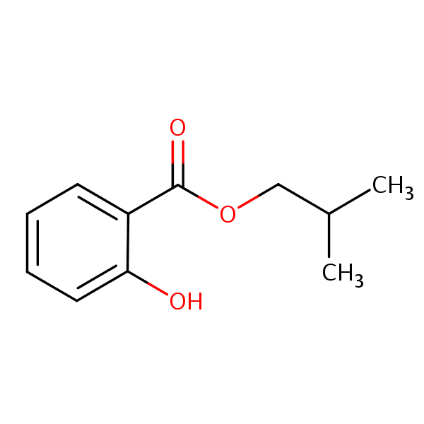 Isobutyl salicylate structural formula