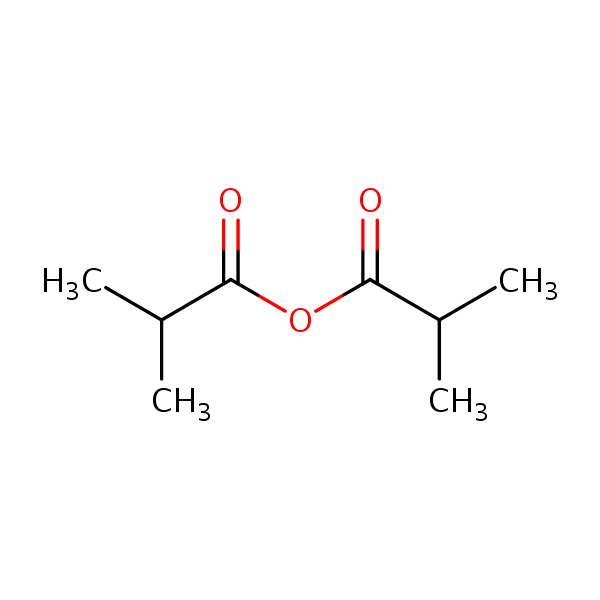 Isobutyric anhydride structural formula