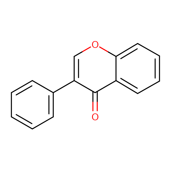 Isoflavone structural formula