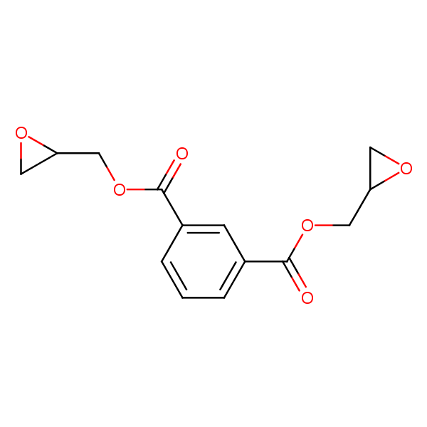 Isophthalic diglycidyl ester structural formula
