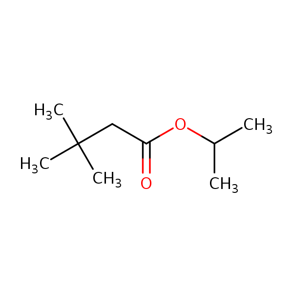 Isopropyl 3,3-dimethylbutyrate structural formula