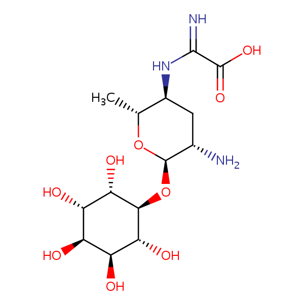 Kasugamycin structural formula