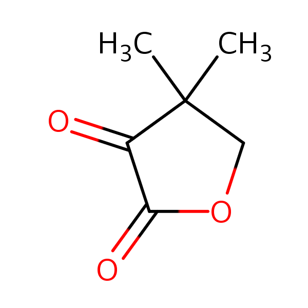 Keto-pantoyllactone structural formula