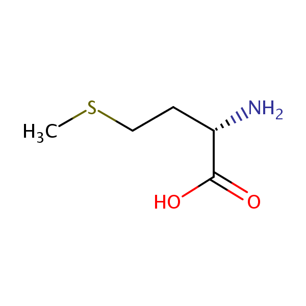 L-Methionine structural formula