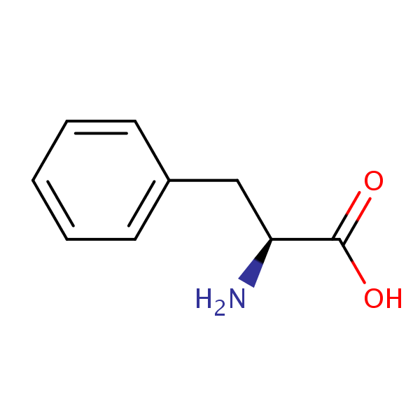 L-Phenylalanine structural formula