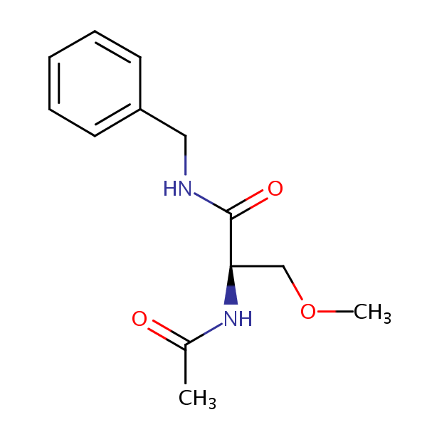 Lacosamide structural formula