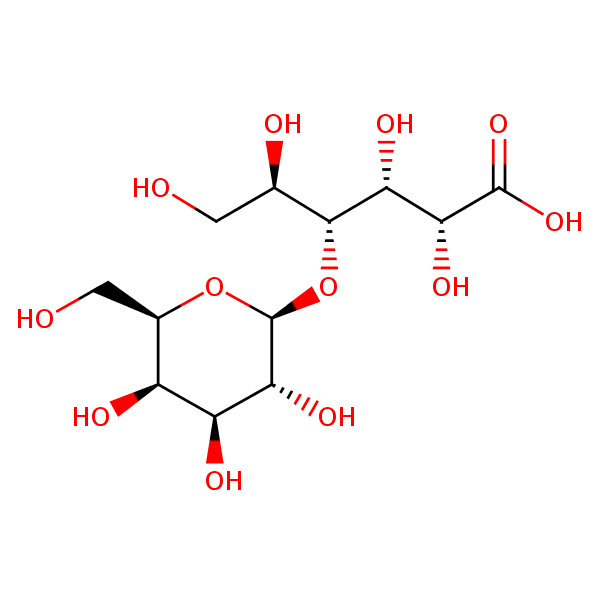 Lactobionic acid structural formula