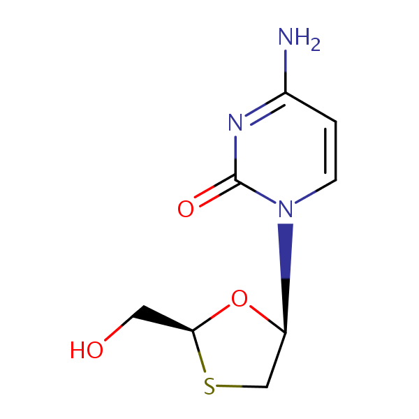 Lamivudine structural formula