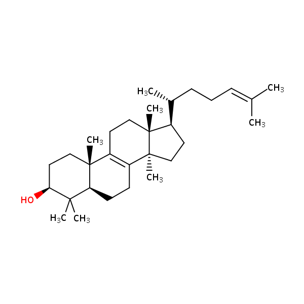 Lanosterol structural formula
