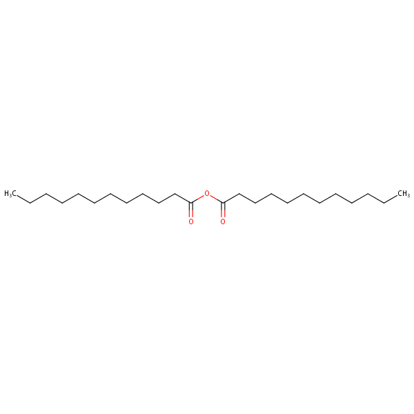 Lauroyl anhydride structural formula
