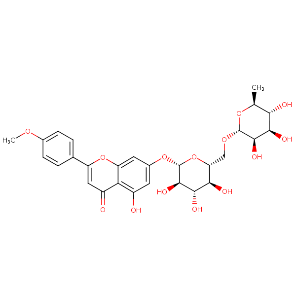 Linarin structural formula