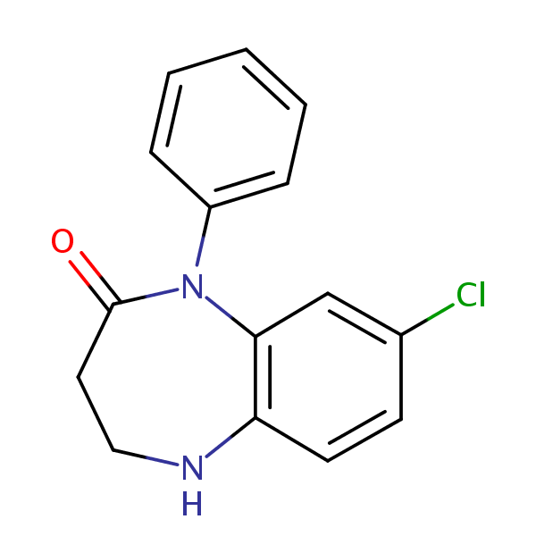 Lofendazam structural formula