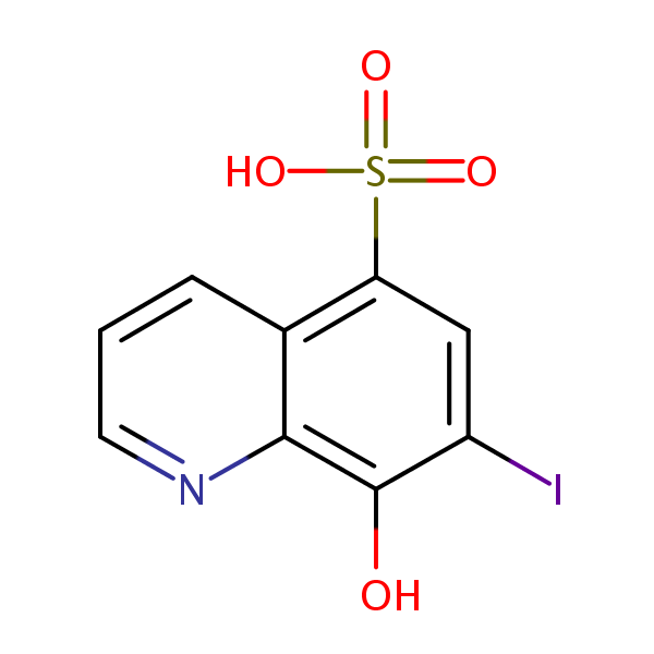 Loretin structural formula