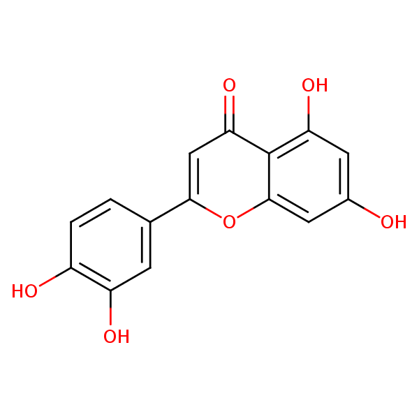 Luteolin structural formula