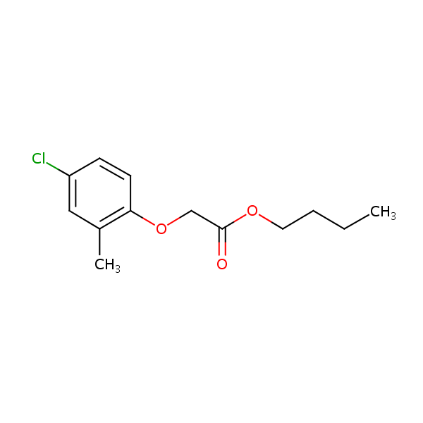 MCPA-butyl structural formula