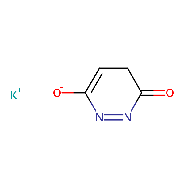 Maleic hydrazide, potassium salt structural formula