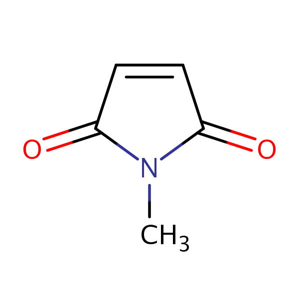 Maleimide, N-methyl- structural formula