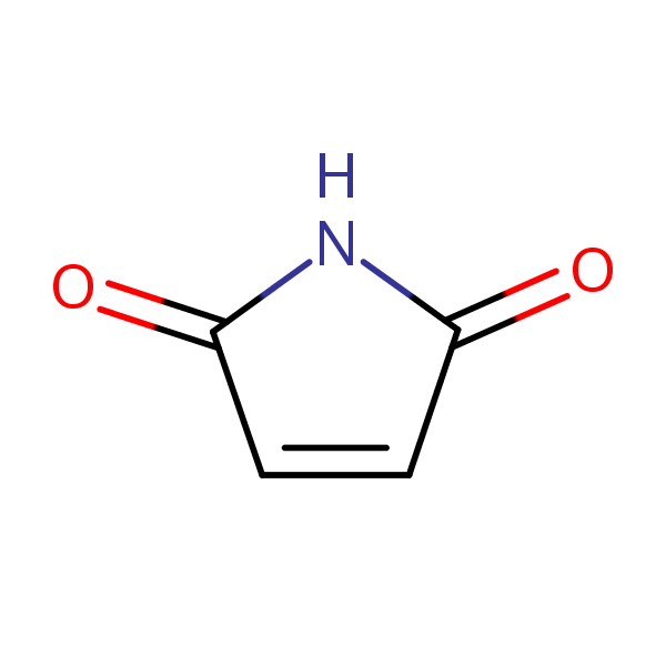 Maleimide structural formula