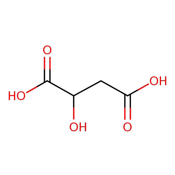 Malic Acid structural formula