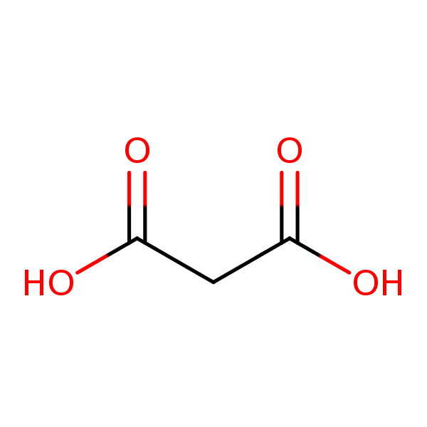 Malonic Acid structural formula