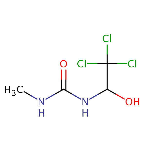 Mecloralurea structural formula