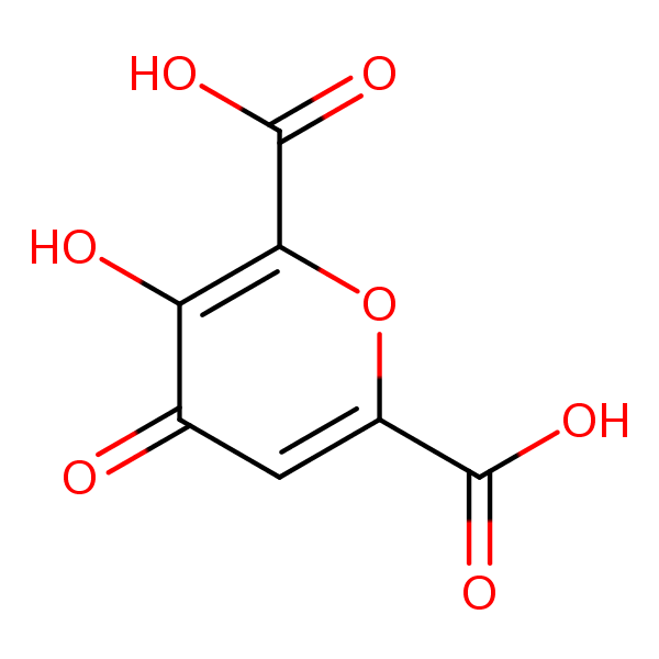 Meconic acid structural formula