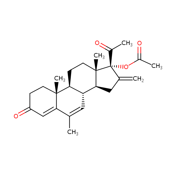 Melengestrol acetate structural formula