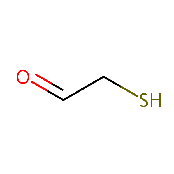 Mercaptoacetaldehyde structural formula