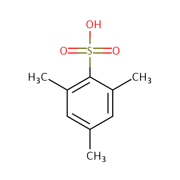 Mesitylene-2-sulphonic acid dihydrate structural formula