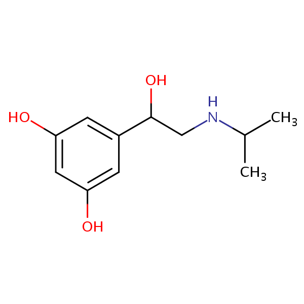 Metaproterenol structural formula