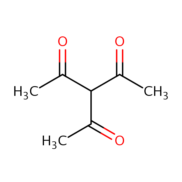 Methine triacetate structural formula