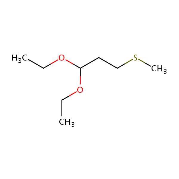 Methional diethyl acetal structural formula