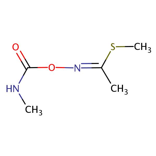 Methomyl structural formula