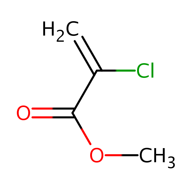 Methyl 2-chloroacrylate structural formula
