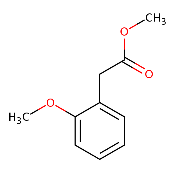 Methyl (2-methoxyphenyl)acetate structural formula