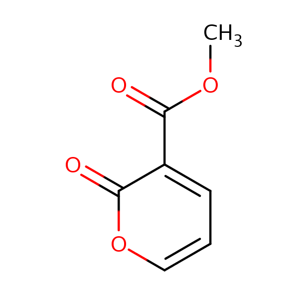 Methyl 2-oxo-2H-pyran-3-carboxylate structural formula