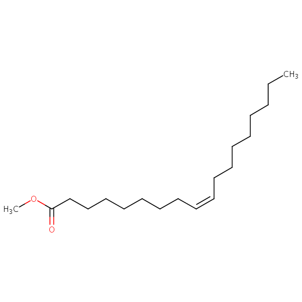 Methyl (9Z)-octadec-9-enoate structural formula
