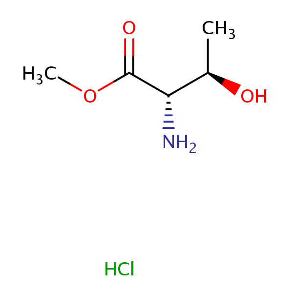 Methyl L-threoninate hydrochloride structural formula