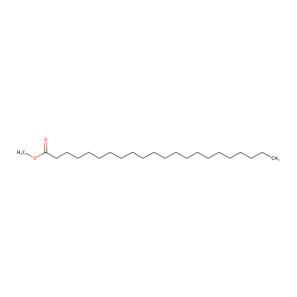 Methyl behenate structural formula