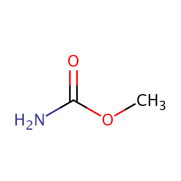Methyl carbamate structural formula