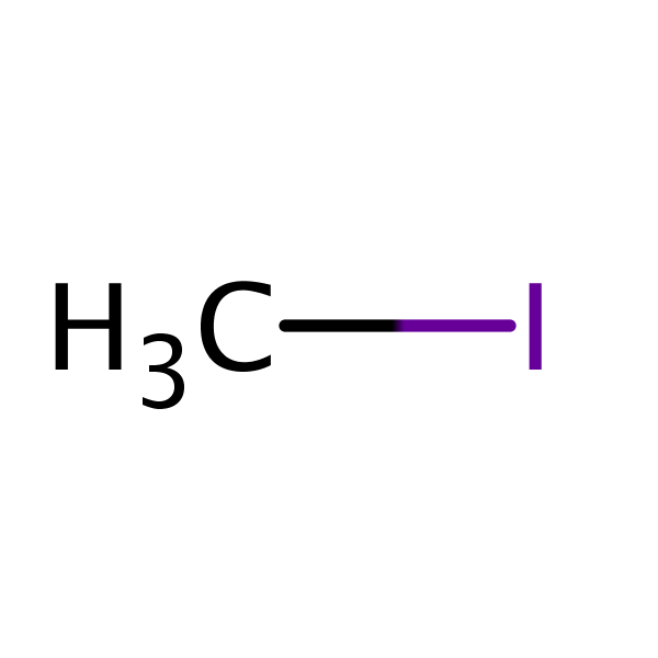 Methyl iodide structural formula