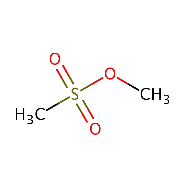 Methyl methanesulfonate structural formula