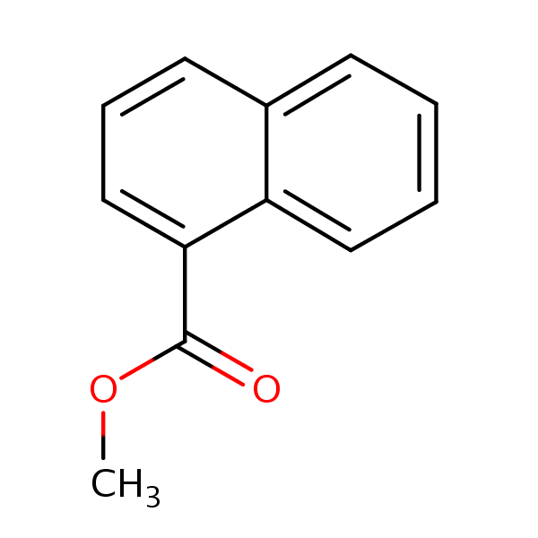 Methyl naphthoate structural formula