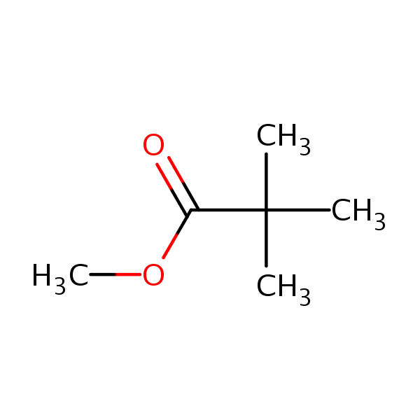 Methyl pivalate structural formula
